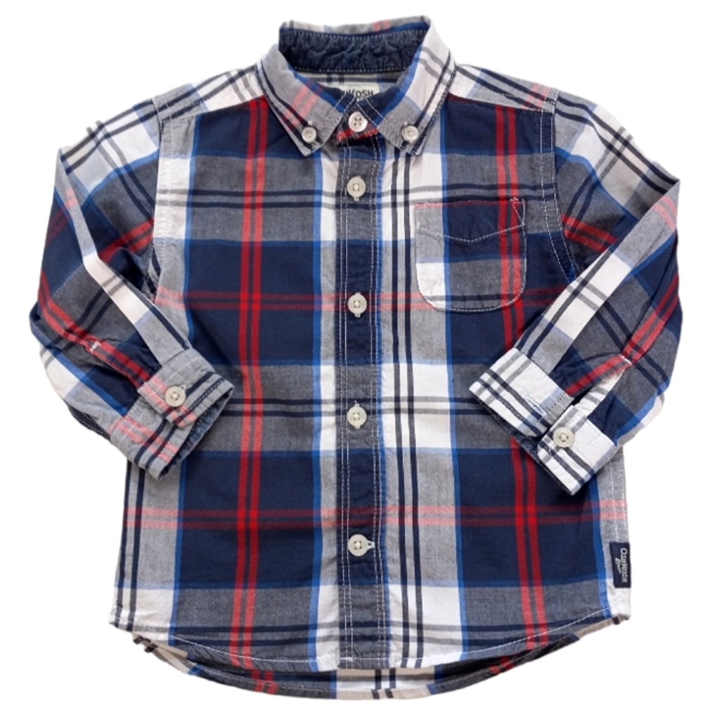 OshKosh B'gosh Shirt Button-Down Size 24 Months